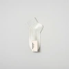 Three pairs of white pure cotton mid-calf socks for both men and women Specification image